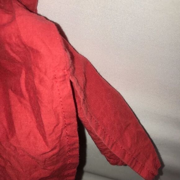 Women's South Main Red & White Embroidered Blouse - Picture 10 of 11